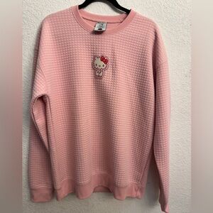 Box Lunch Hello Kitty Pink Quilted Sweater